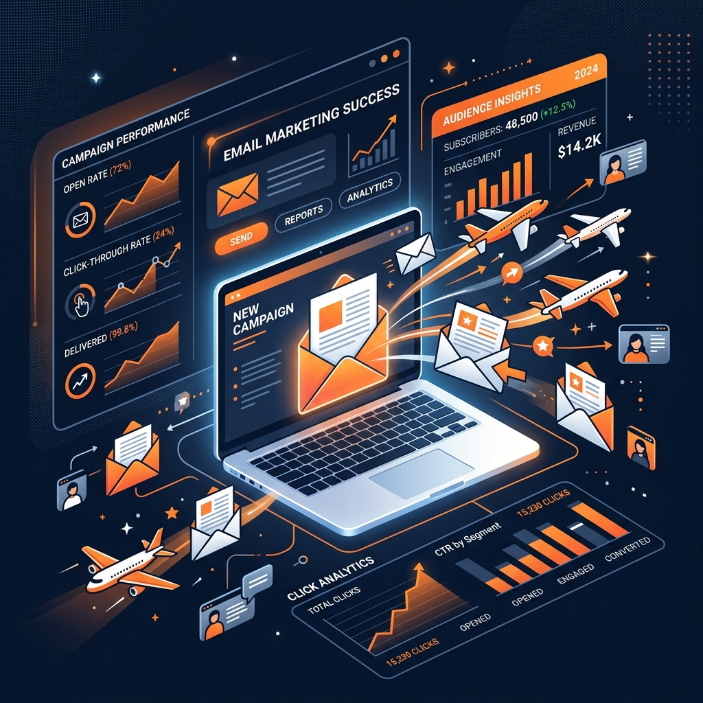 Email Marketing Illustration