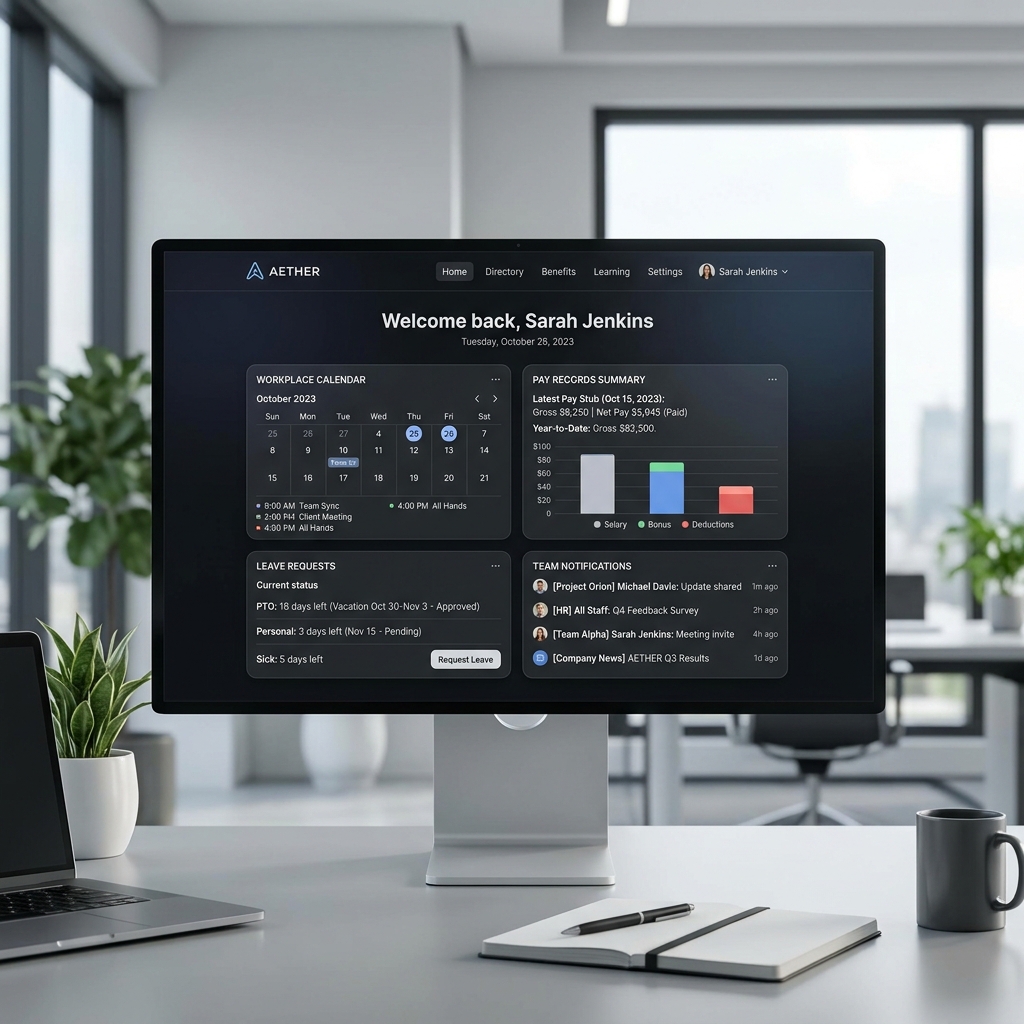 Employee Portals Dashboard